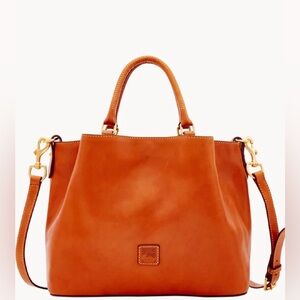 Dooney & Bourke  Brown Leather Tote Bag